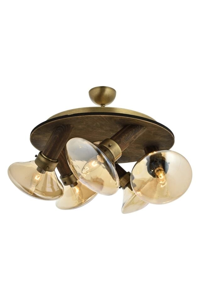Mushroom Modern Avize E14 30W 50cm Metal Eskitme Avonni-AR-1682-5E
