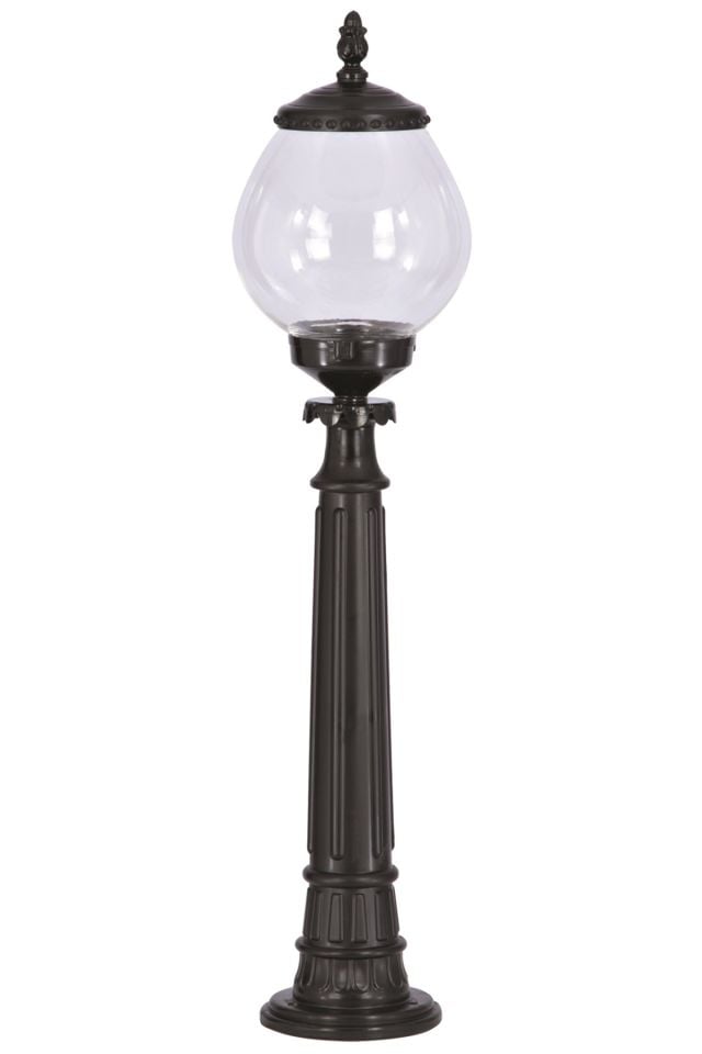 Bahçe Set Üstü Aydınlatma E27 12W 25cm ABS Siyah Dorbien-BSU-68194-BSY-B