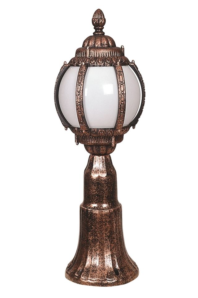 Bahçe Set Üstü Aydınlatma E27 12W 26cm ABS Kahverengi Dorbien-BSU-68203-BKR-KOP