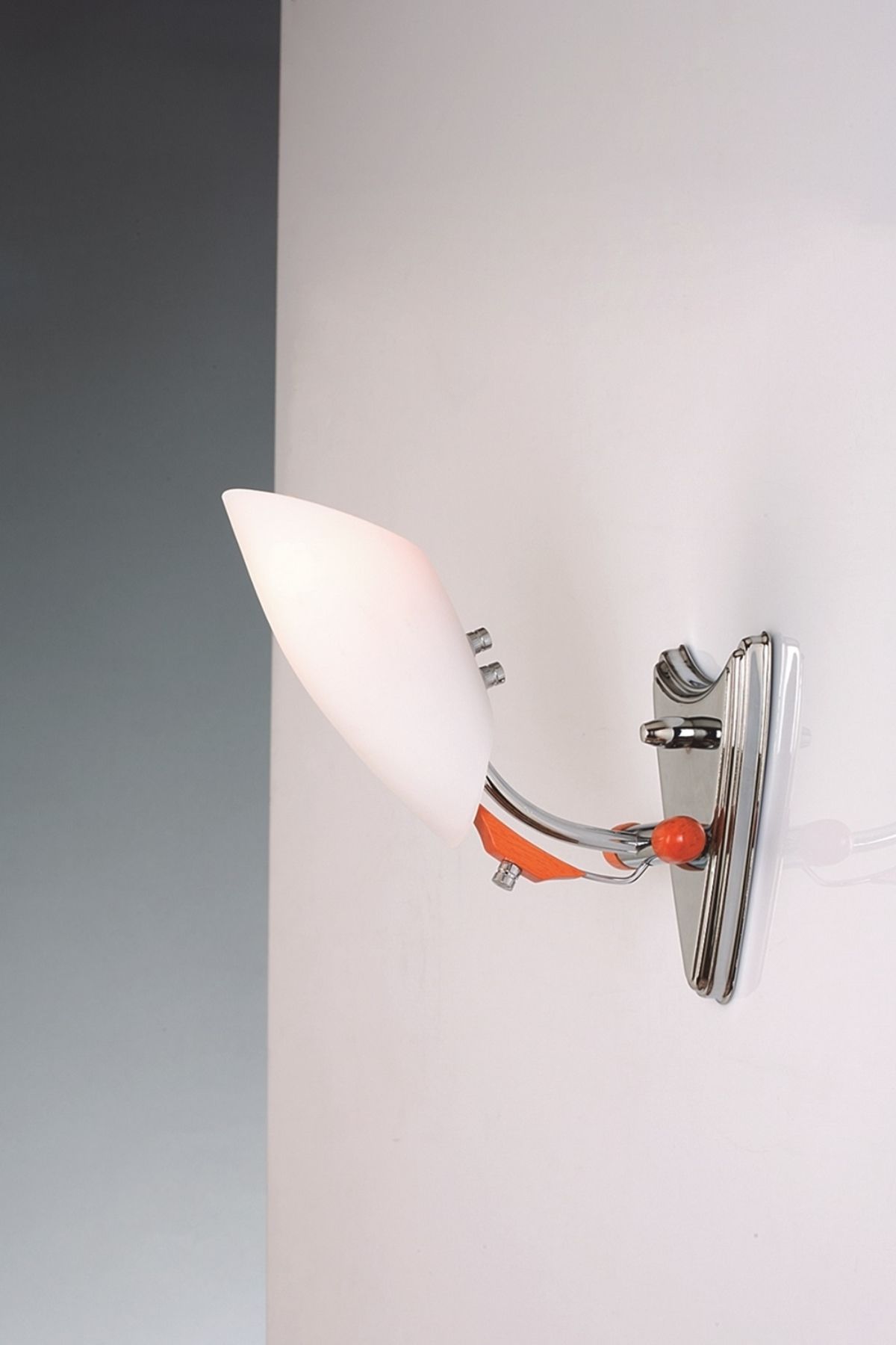Sima Aplik E27 12W 15x24cm Metal Kahverengi/Krom Avonni-AP-1220-1K