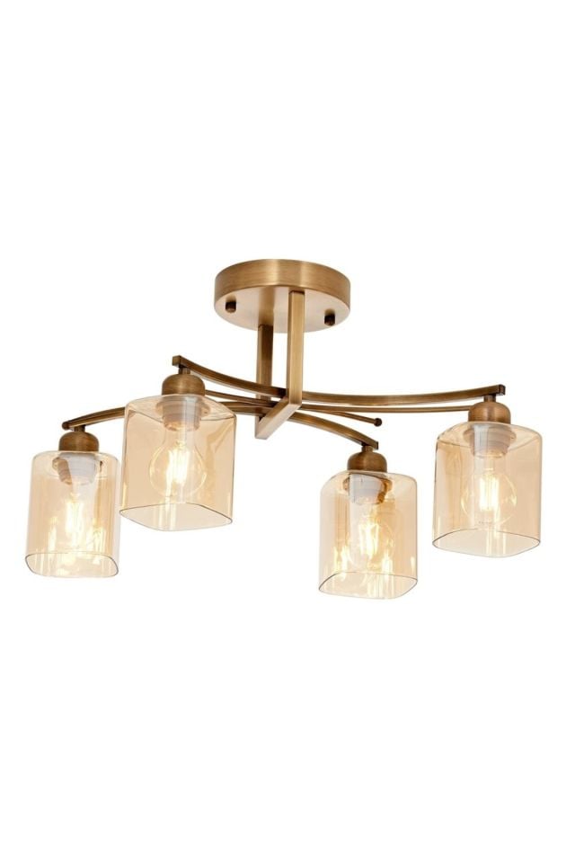 Asya Modern Avize E27 48W 60x30cm Metal Eskitme Avonni-AR-1867-4E