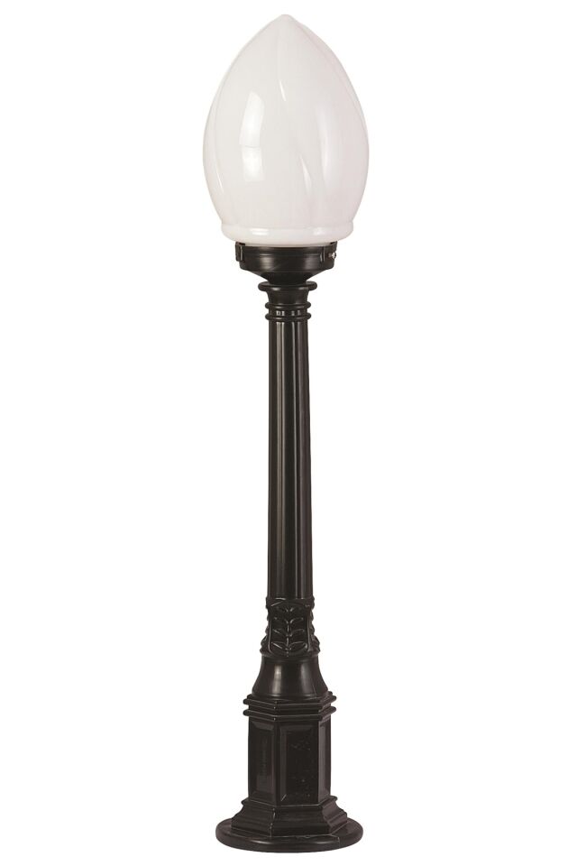 Bahçe Set Üstü Aydınlatma E27 12W 20cm ABS Siyah Dorbien-BSU-68204-BSY-M1-B