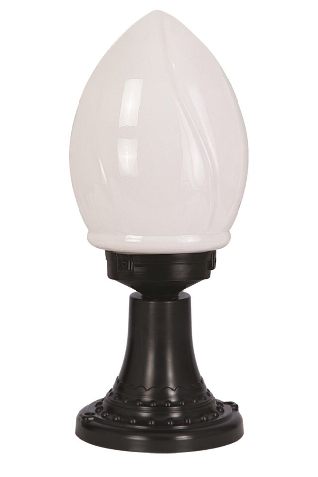 Bahçe Set Üstü Aydınlatma E27 12W 20cm ABS Siyah Dorbien-BSU-68204-BSY-M2-K
