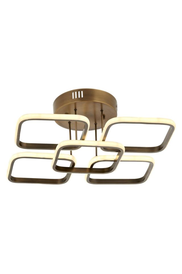 Kare Modern Avize LED 3W 47x47cm Metal Eskitme Dorbien-AR-1915-5EB