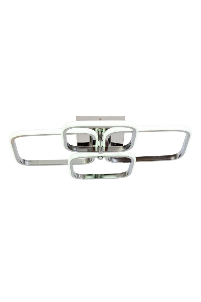 Fly Modern Avize LED 49W 56x46cm Alüminyum Profil Krom Dorbien-AR-6101-4K