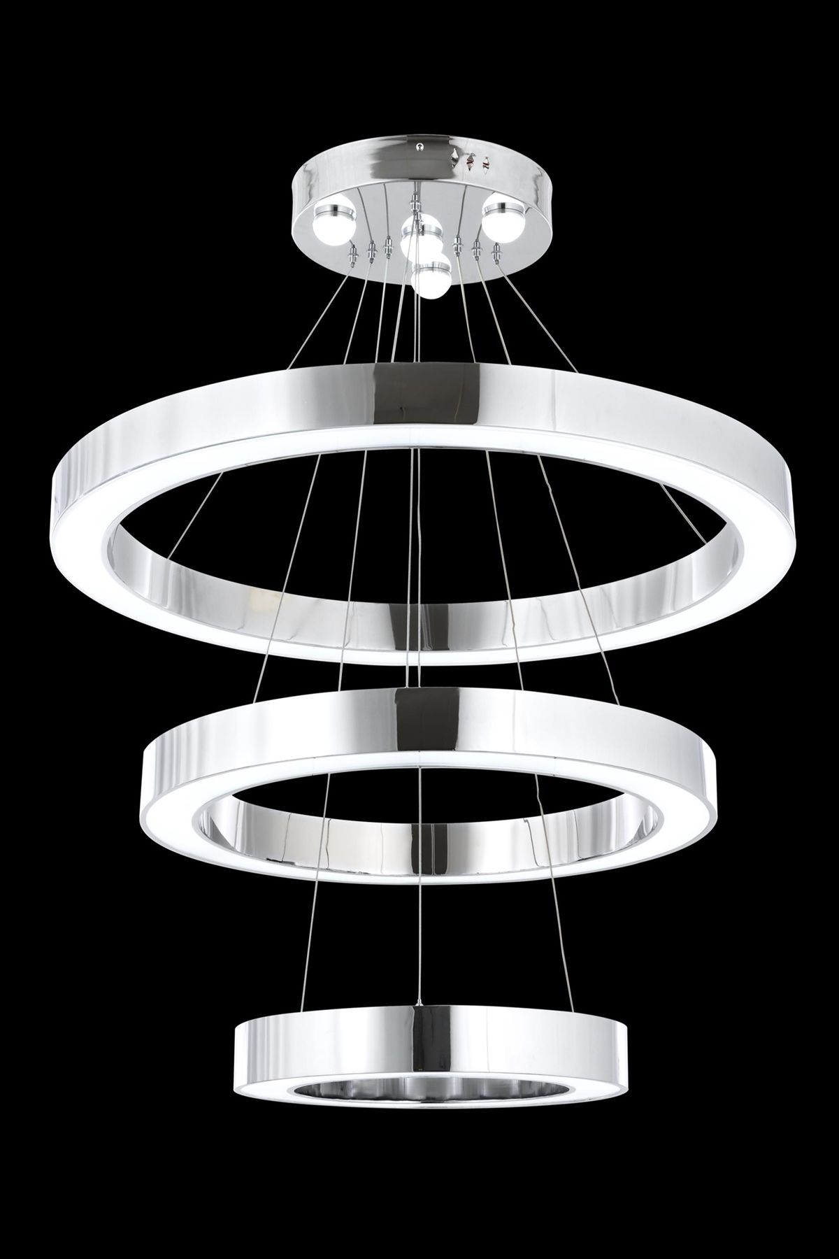 Ada Modern Avize LED 190W 80cm Metal Krom Avonni-AV-1573-K-80-60-40