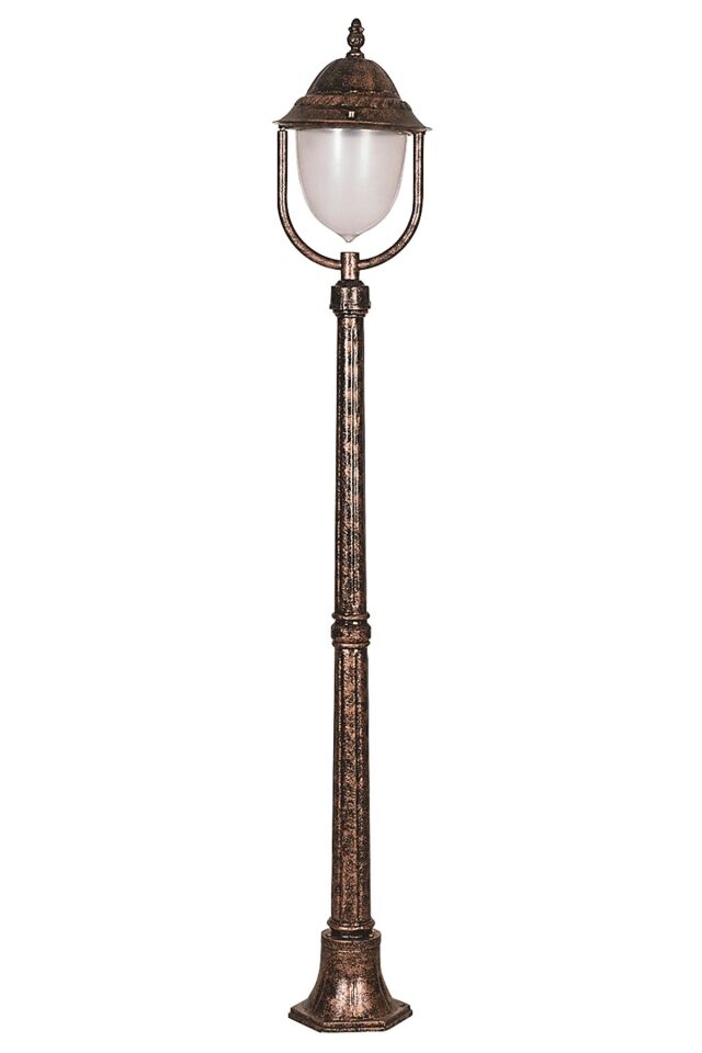 Bahçe Set Üstü Aydınlatma E27 12W 30cm Alüminyum Kahverengi Dorbien-BSU-68212-BKR-B
