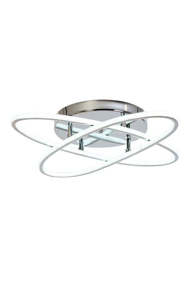 Atom Modern Avize LED 79W 64x64cm Alüminyum Profil Krom Dorbien-AR-6110-2K