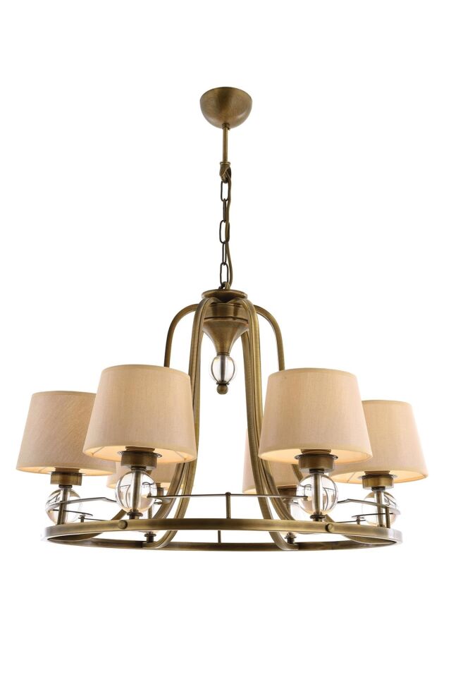 Dorinda Modern Avize E27 72W 65cm Metal Eskitme Avonni-AV-1597-6ES