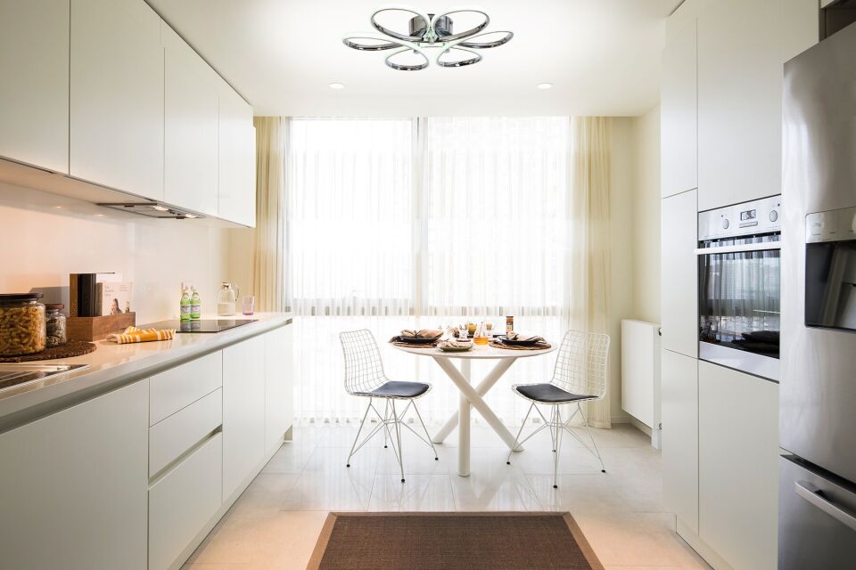 Papatya Modern Avize LED 49W 53x53cm Alüminyum Profil Krom Dorbien-AR-6112-6K