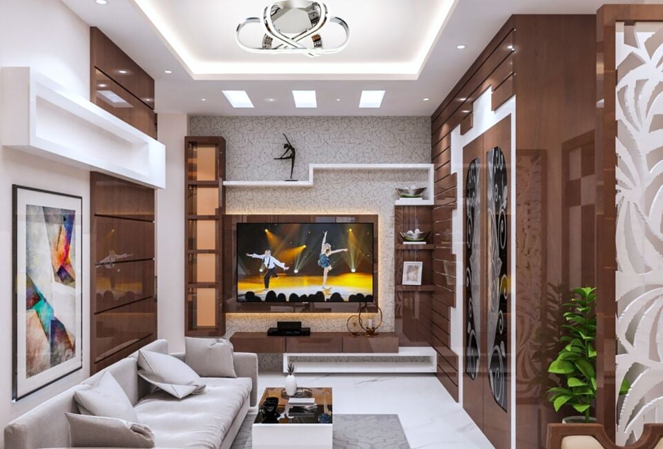 Bağcık Modern Avize LED 78W 51x51cm Alüminyum Profil Krom Dorbien-AR-6115-3K