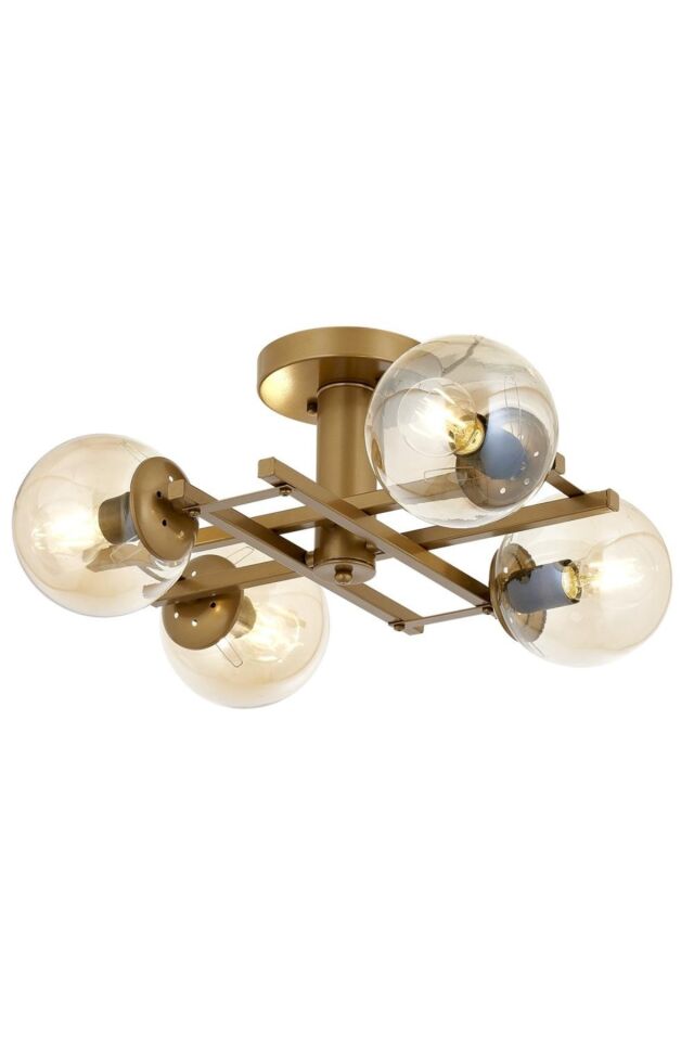 Round Modern Avize E27 48W 50x40cm Metal Eskitme Avonni-AR-65259-4E