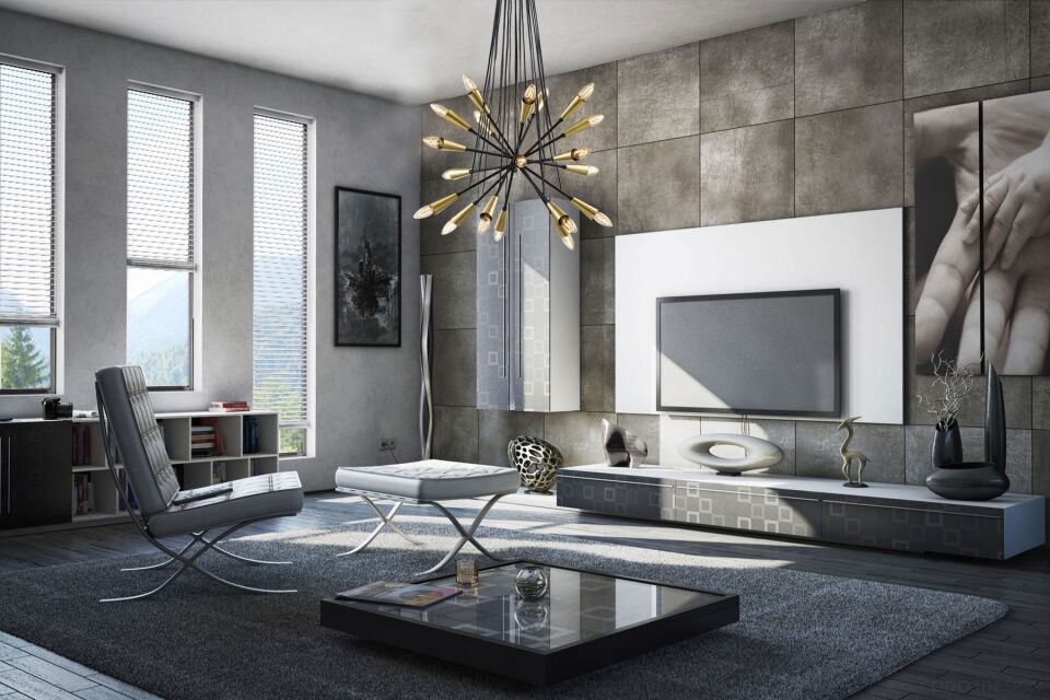 Sonya Modern Avize E14 120W 73cm Metal Sarı Avonni-AV-1608-20S