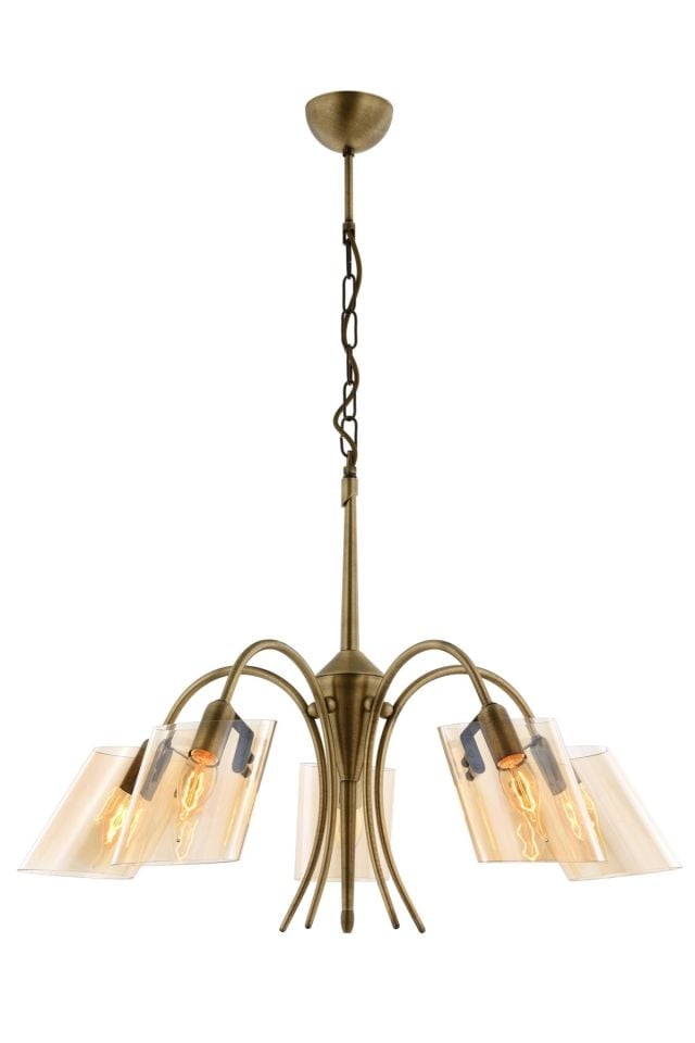 Sima Modern Avize E14 30W 73cm Metal Eskitme Avonni-AV-1210-5E