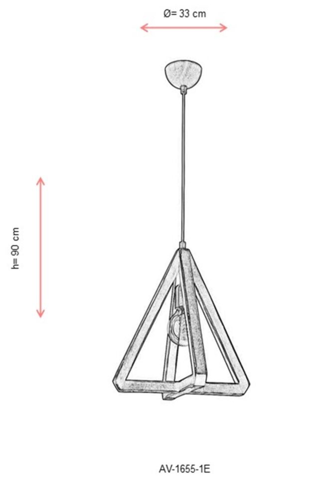 Juno Sarkıt E27 12W 30cm Metal Eskitme Avonni-AV-1655-1E