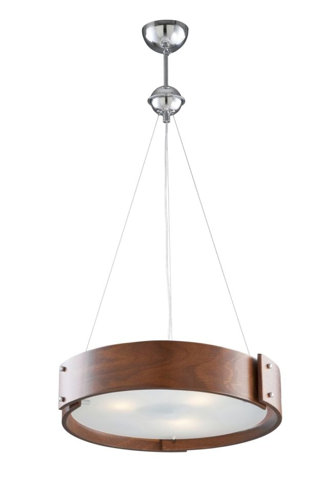 Henna Modern Avize E27 36W 45cm Ahşap Kahverengi Avonni-AV-1362-1KK