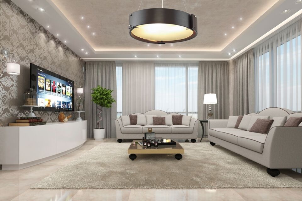 Henna Modern Avize E27 36W 45cm Ahşap Venge Avonni-AV-1362-1KV
