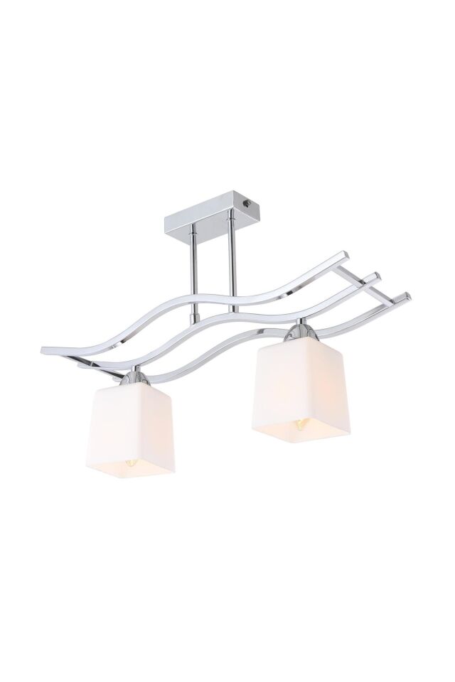 Sevda Modern Avize E14 12W 50x14cm Metal Krom Avonni-AV-1375-2K