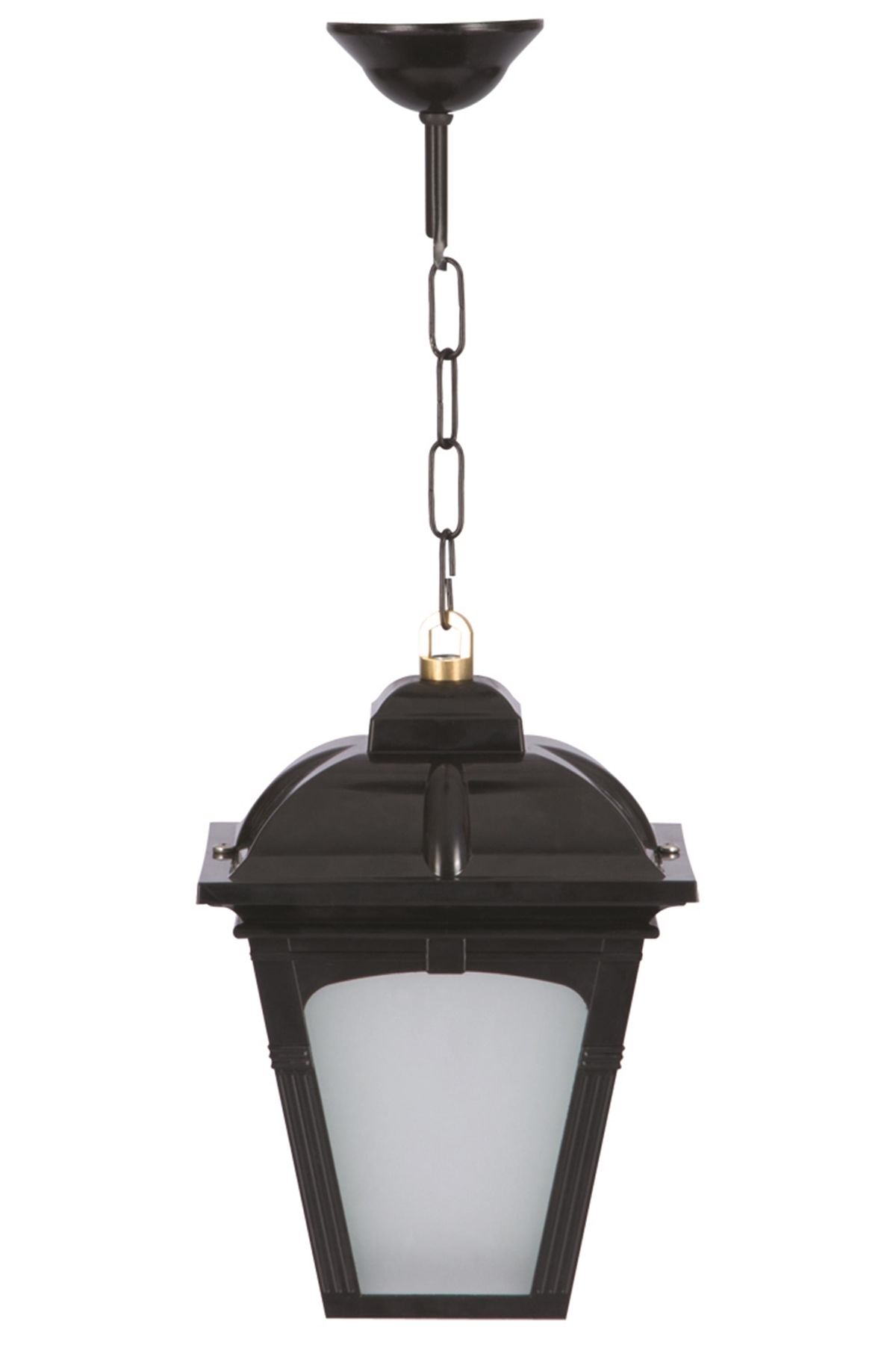Bahçe Fenerleri E27 12W 20cm ABS Siyah Dorbien-BFE-68185-BSY
