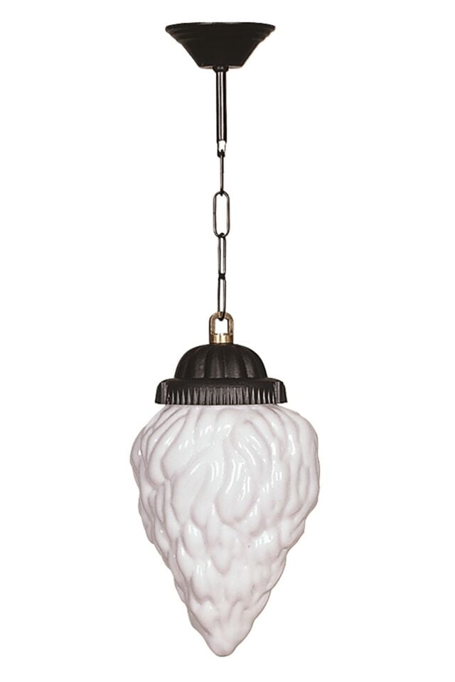 Bahçe Fenerleri E27 12W 15cm ABS Siyah Dorbien-BFE-68191-BSY-OP