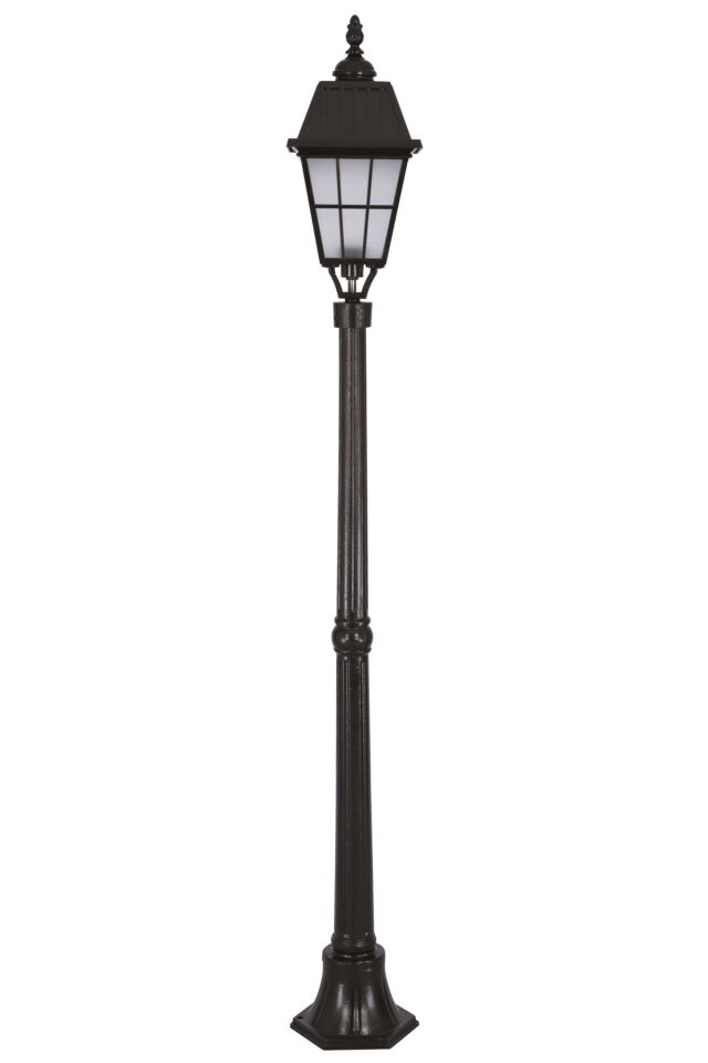 Bahçe Set Üstü Aydınlatma E27 12W 23cm Alüminyum Siyah Dorbien-BSU-68037-BSY-OP