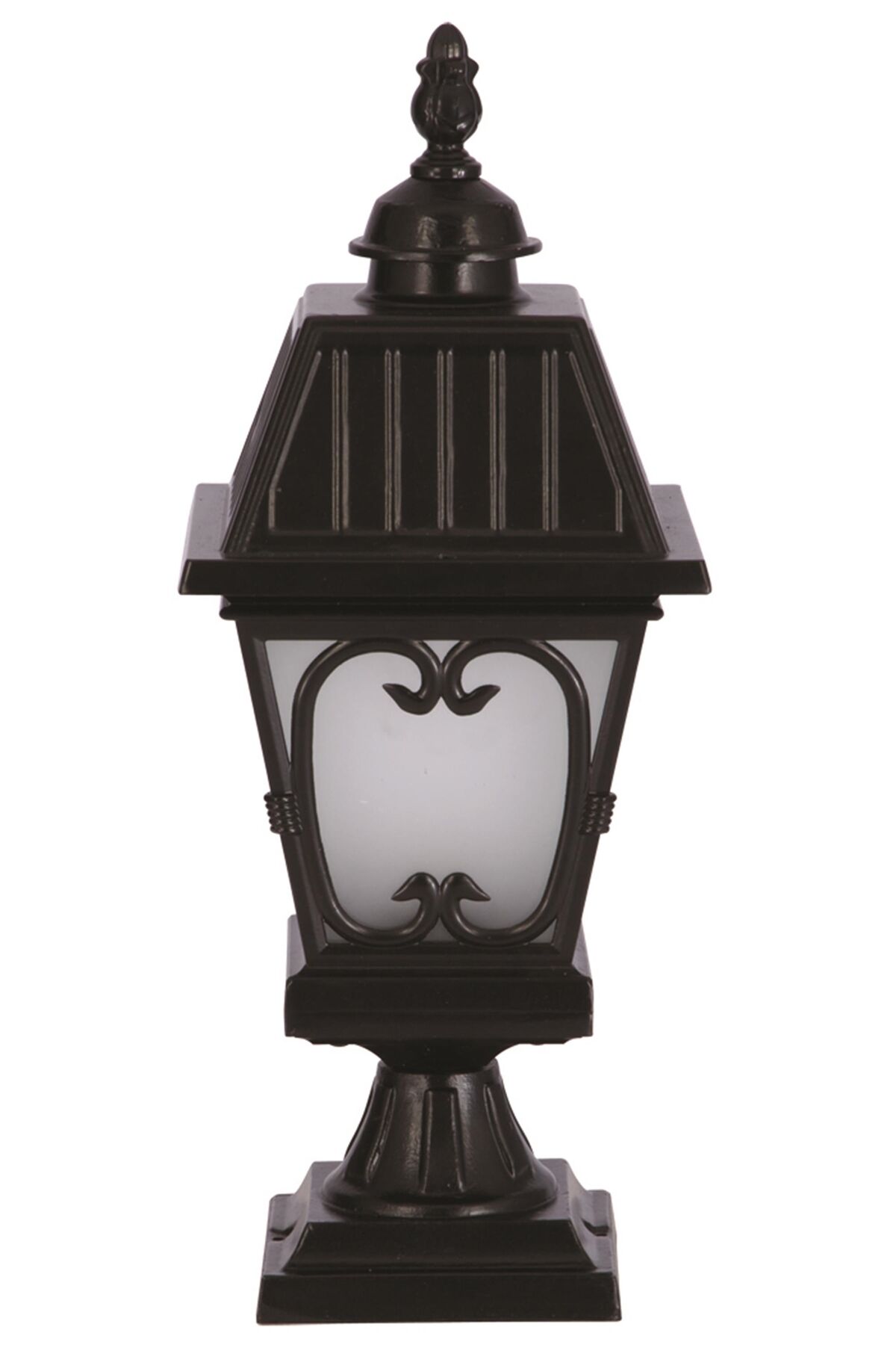 Bahçe Set Üstü Aydınlatma E27 12W 23cm Alüminyum Siyah Dorbien-BSU-68040-BSY-M2-OP