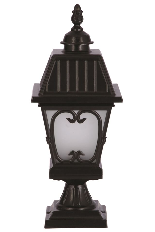 Bahçe Set Üstü Aydınlatma E27 12W 23cm Alüminyum Siyah Dorbien-BSU-68040-BSY-M2-OP