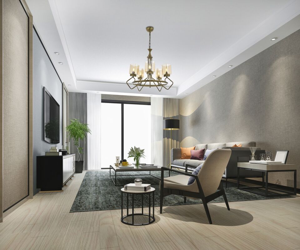 Konsey Modern Avize E14 30W 60cm Metal Eskitme Avonni-AV-1740-5E