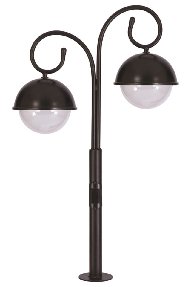 Bahçe Set Üstü Aydınlatma E27 24W 60cm Alüminyum Siyah Dorbien-BSU-68064-2BSY-OP