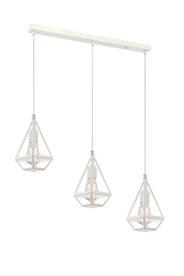 Vista Modern Avize E27 36W 55x13cm Metal Beyaz Avonni-AV-1616-3Y-BBY