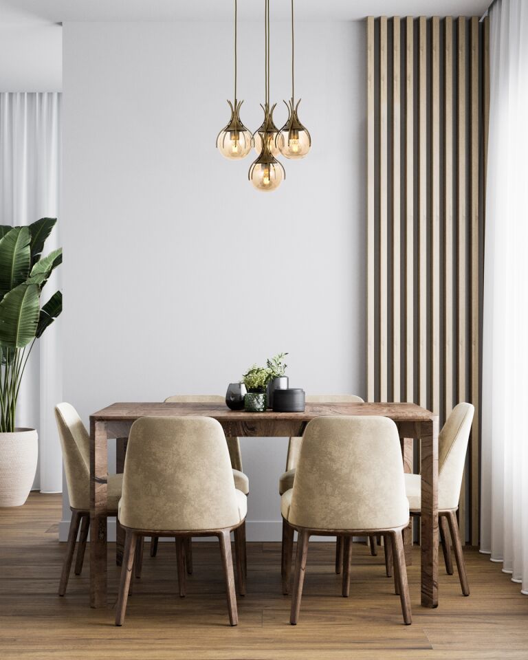 Kasım Modern Avize E27 48W 40cm Metal Eskitme Avonni-AV-1766-4ET