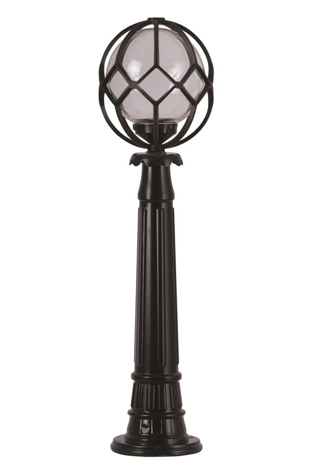 Bahçe Set Üstü Aydınlatma E27 12W 35cm ABS Siyah Dorbien-BSU-68155-BSY-B