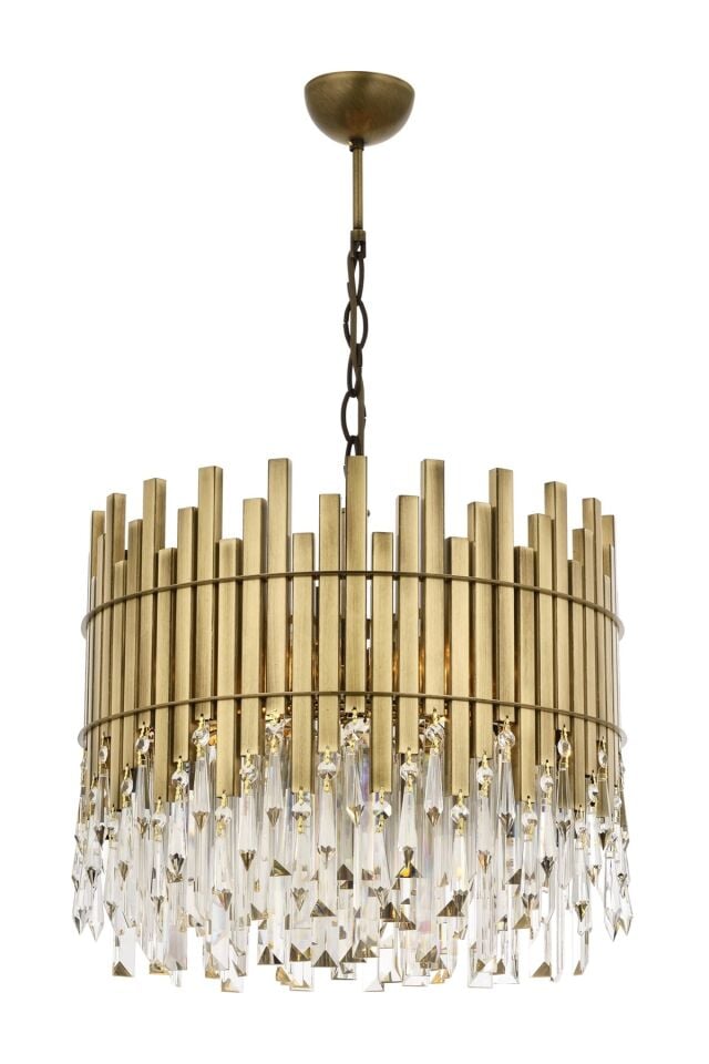 Ekin Klasik Avize E27 72W 40cm Metal Eskitme Avonni-AV-1767-E40