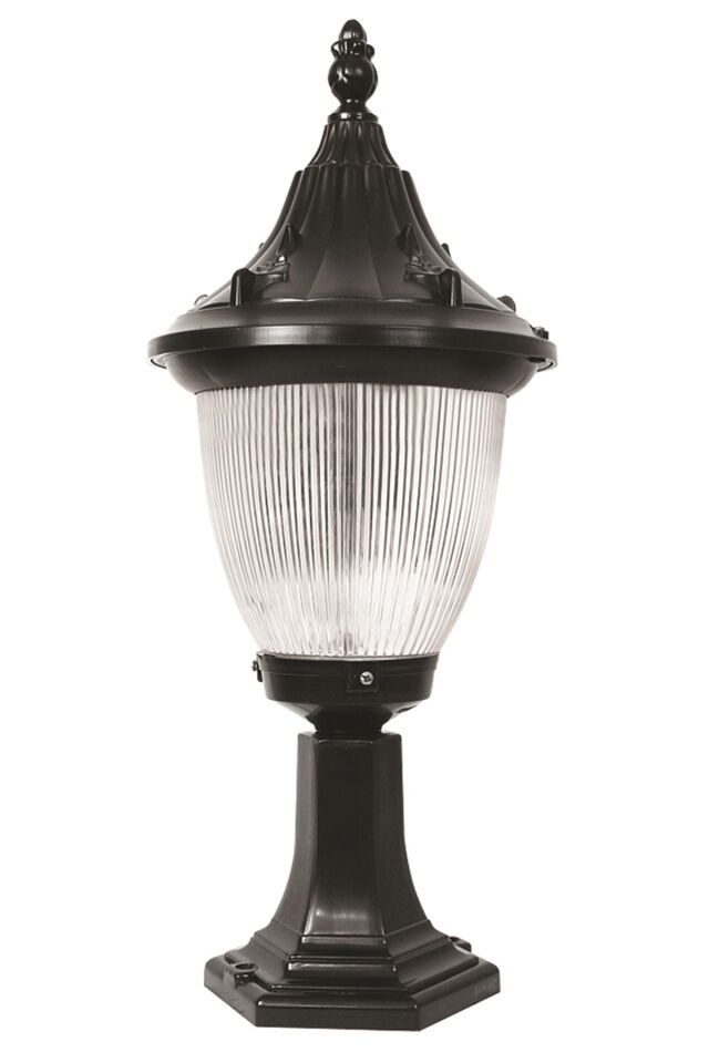 Bahçe Set Üstü Aydınlatma E27 12W 26cm ABS Siyah Dorbien-BSU-68186-BSY-M3-K
