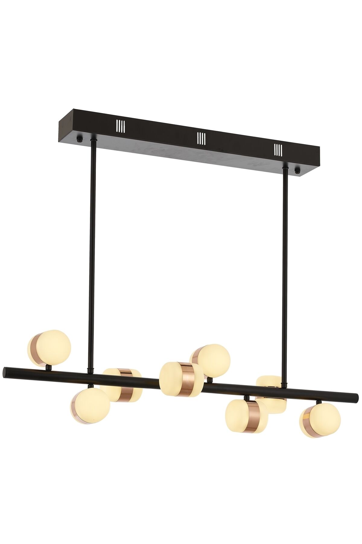 Roll Modern Avize LED 80W 90x15cm Metal Bakır Avonni-AV-1770-8Y-CPR