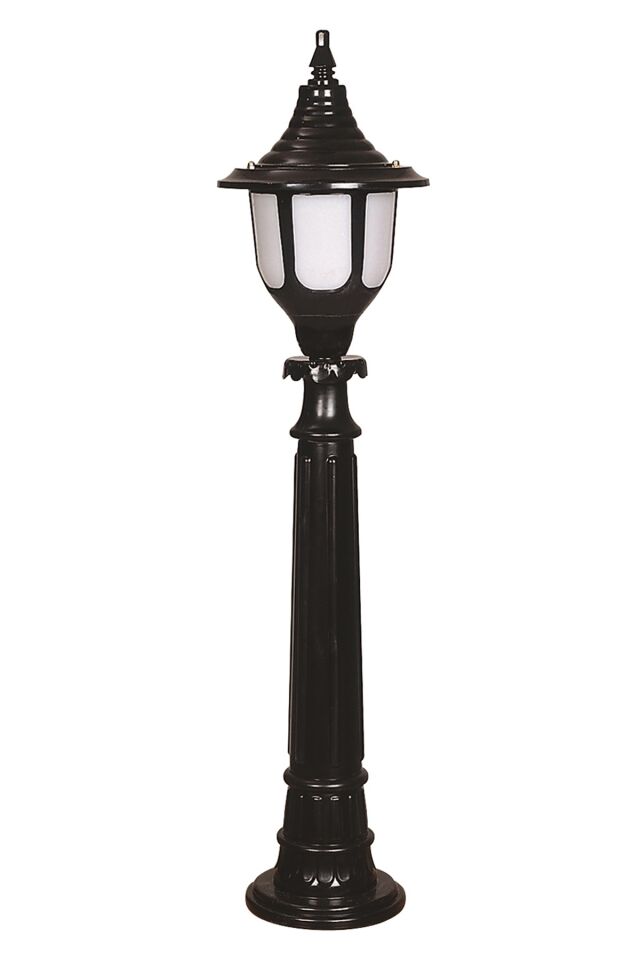 Bahçe Set Üstü Aydınlatma E27 12W 24cm ABS Siyah Dorbien-BSU-68190-BSY-B