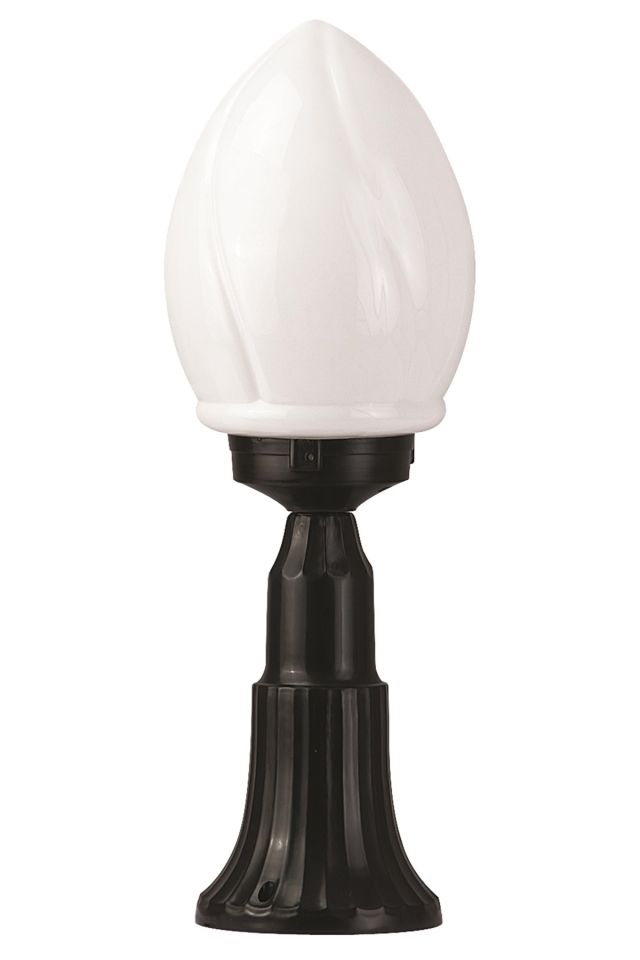 Bahçe Set Üstü Aydınlatma E27 12W 20cm ABS Siyah Dorbien-BSU-68204-BSY-M1-K