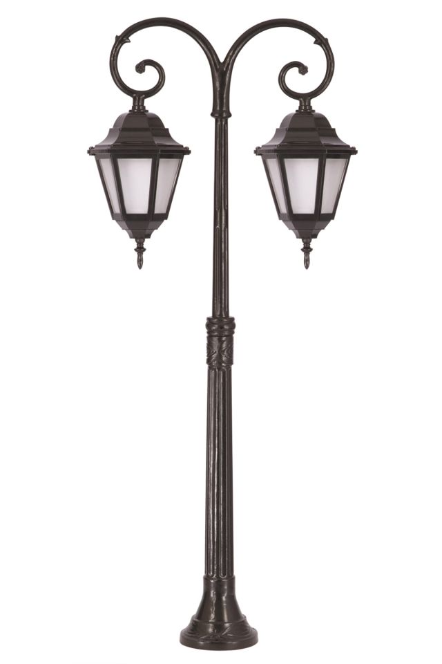 Bahçe Set Üstü Aydınlatma E27 24W 60x23cm Alüminyum Siyah Dorbien-BSU-68206-2BSY