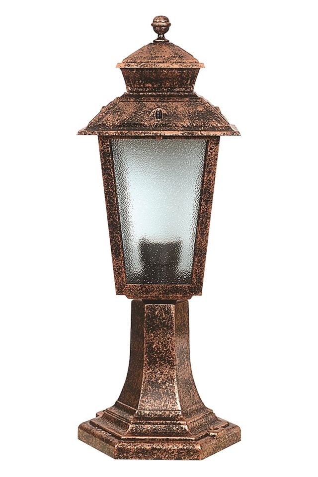 Bahçe Set Üstü Aydınlatma E27 12W 18cm ABS Kahverengi Dorbien-BSU-68211-BKR-K