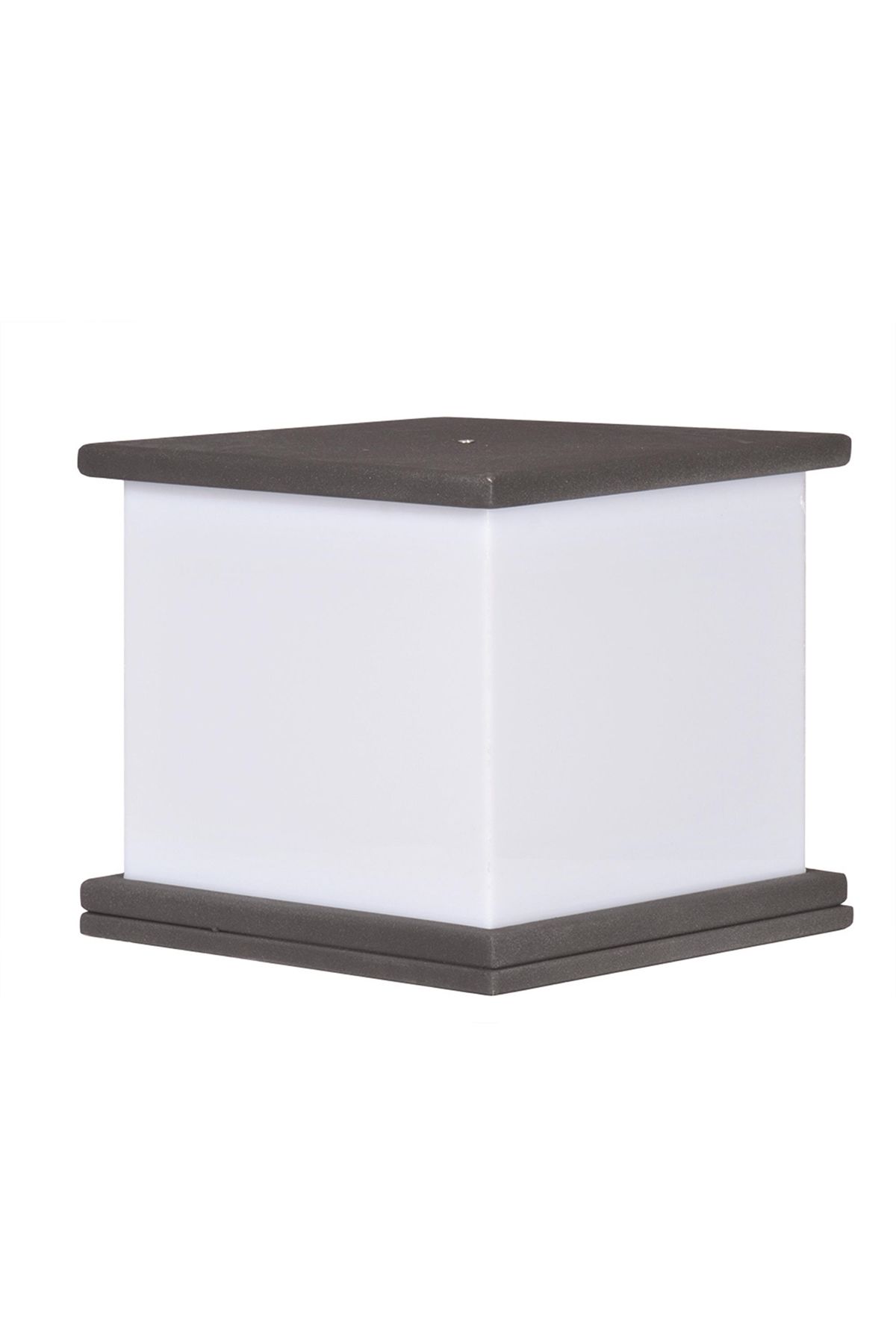 Bahçe Set Üstü Aydınlatma E27 12W 25x25cm Metal Siyah Dorbien-BSU-68268-BSY-M6