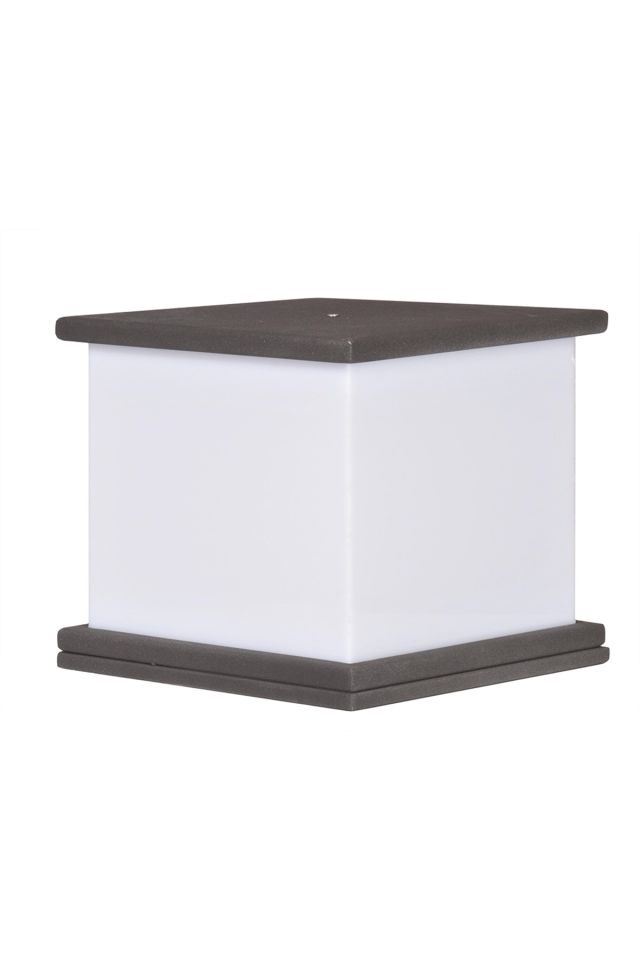 Bahçe Set Üstü Aydınlatma E27 12W 25x25cm Metal Siyah Dorbien-BSU-68268-BSY-M6