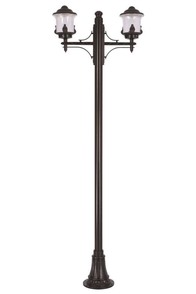 Bahçe Direkleri E27 24W 85cm Alüminyum Siyah Dorbien-BDR-68088-2BSY-M1-OP