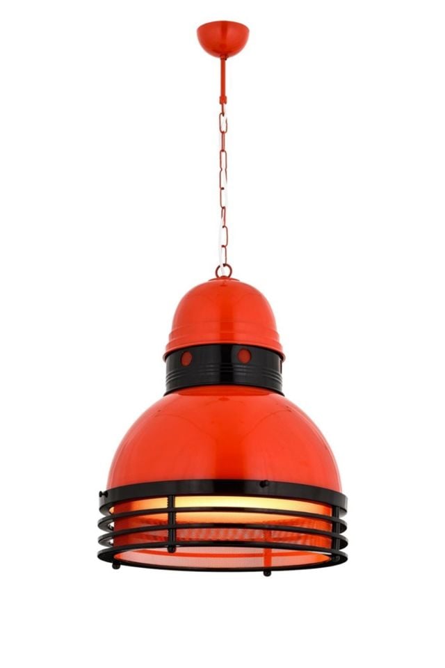 Akasya Modern Avize E27 12W 43cm Metal Kırmızı Avonni-AV-4106-M11-KR