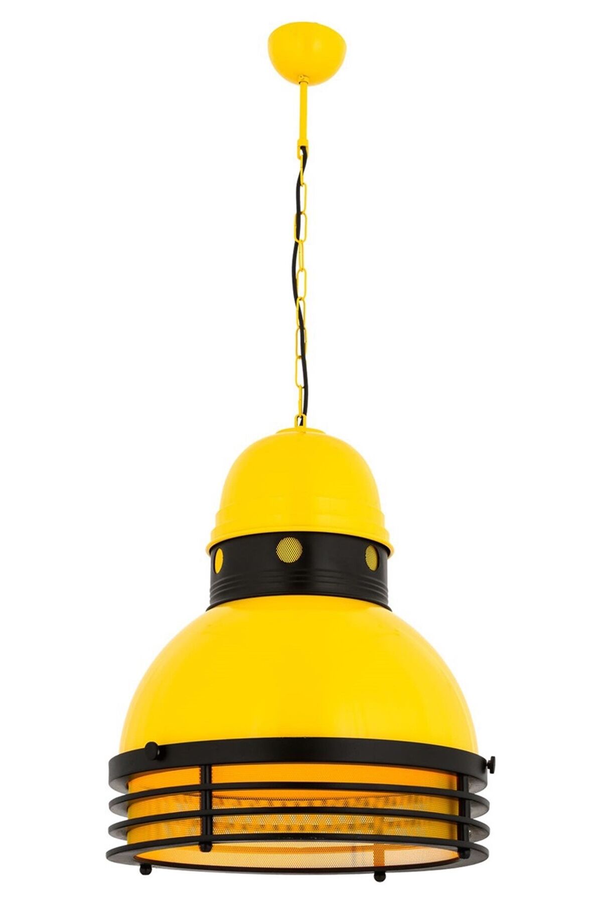 Akasya Modern Avize E27 12W 43cm Metal Sarı Avonni-AV-4106-M11-S