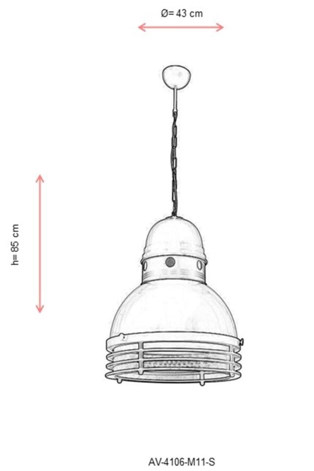 Akasya Modern Avize E27 12W 43cm Metal Sarı Avonni-AV-4106-M11-S