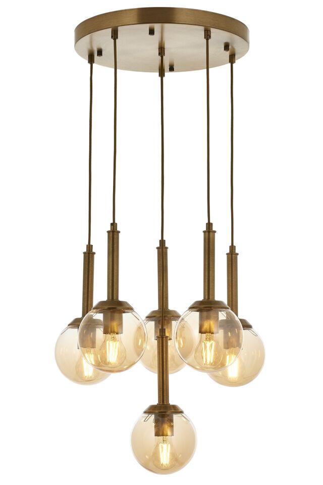 Ada Modern Avize E27 72W 50cm Metal Eskitme Avonni-AV-1781-6ET