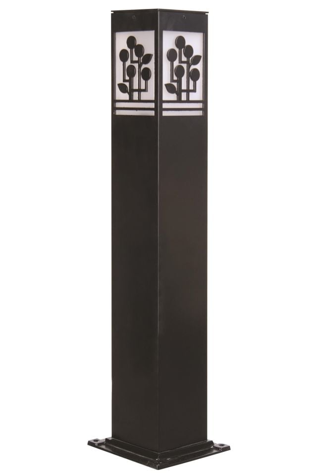 Bahçe Set Üstü Aydınlatma E27 12W 12cm Alüminyum Siyah Dorbien-BSU-68144-BSY-M4-B