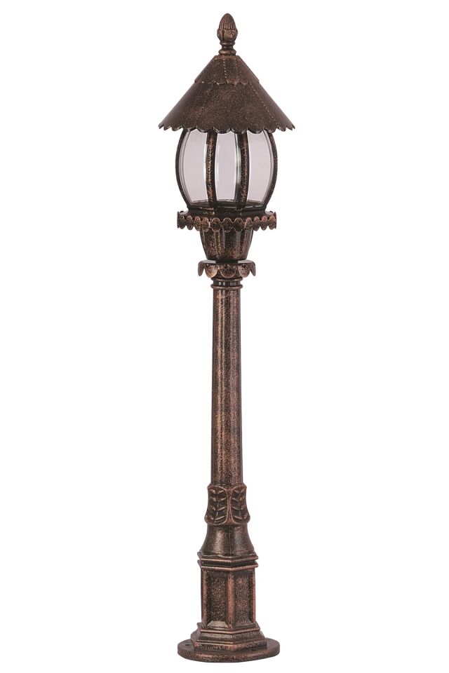 Bahçe Set Üstü Aydınlatma E27 12W 70x20cm ABS Kahverengi Dorbien-BSU-68184-BKR-B