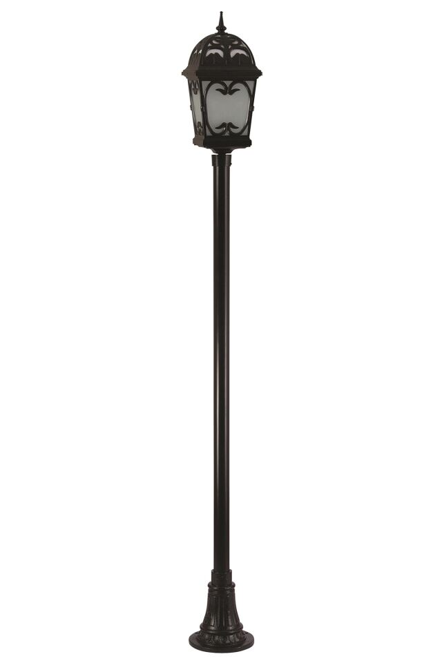 Bahçe Direkleri E27 12W 33cm Alüminyum Siyah Dorbien-BDR-68012-1BSY-OP