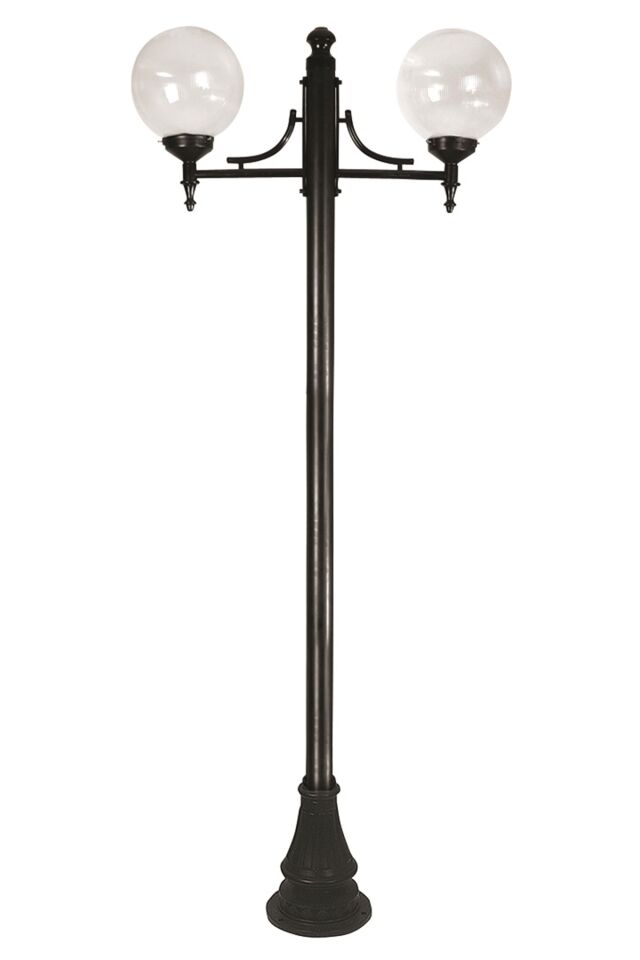 Bahçe Direkleri E27 24W 75cm Alüminyum Siyah Dorbien-BDR-68098-2BSY-M1-OP